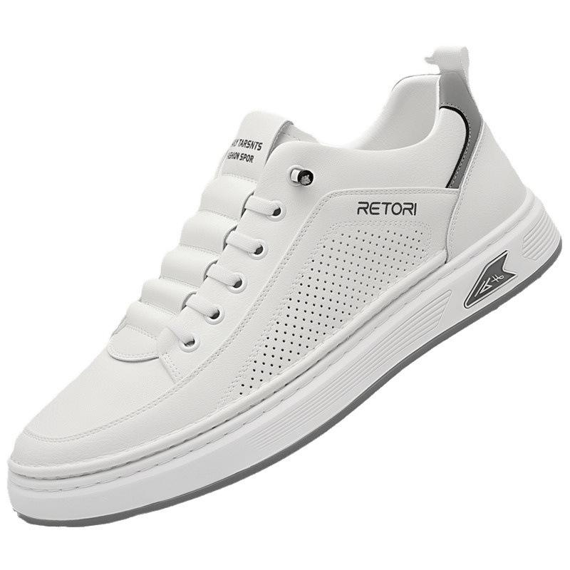 New Summer Men's Little White Shoes Breathable Board Shoes Men's Fashion Versatile Shoes Trendy Casual Shoes Men's Shoes