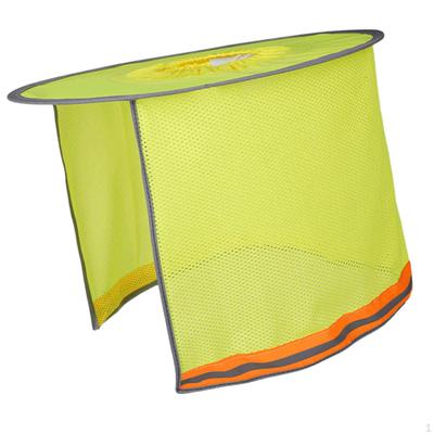 Helm-Nackenschutz mit Vollkrempe und Netz für Sonnenschutz