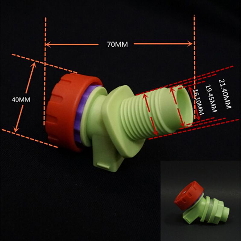 Plastic Knob Faucet For Drinking Water Barrels Wine Bottles Composting Barrels
