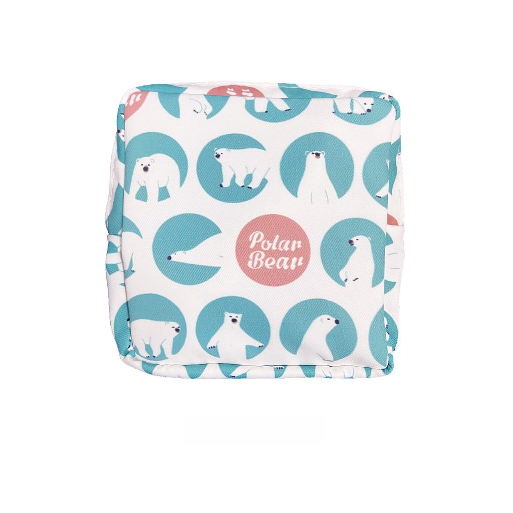 Cotton Sealed Sanitary Pad Storage Bag For Girls With Portable Handheld Design