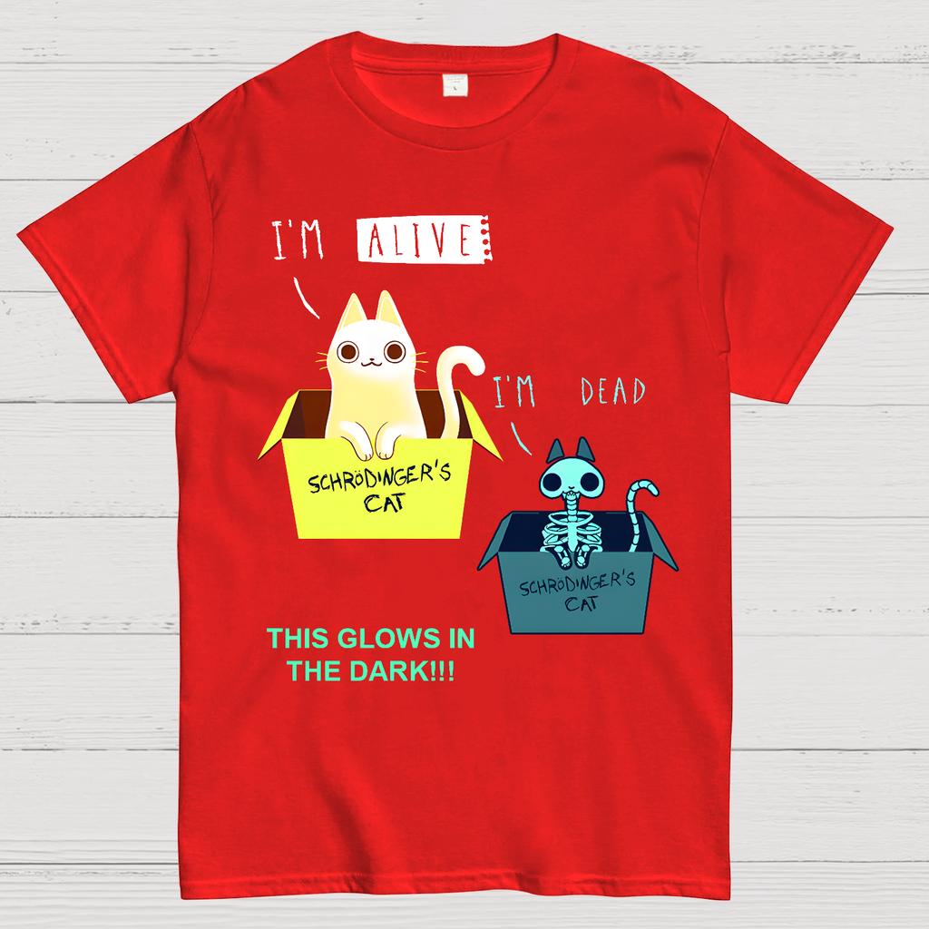 Schrödinger Night Cotton Summer Casual Cool Loose T-Shirt