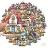 50Pcs/Set Retro Forest Cabin Series 01. Fairy Tale House PET Stickers Waterproof DIY Fashion Doodle Decals Stickers