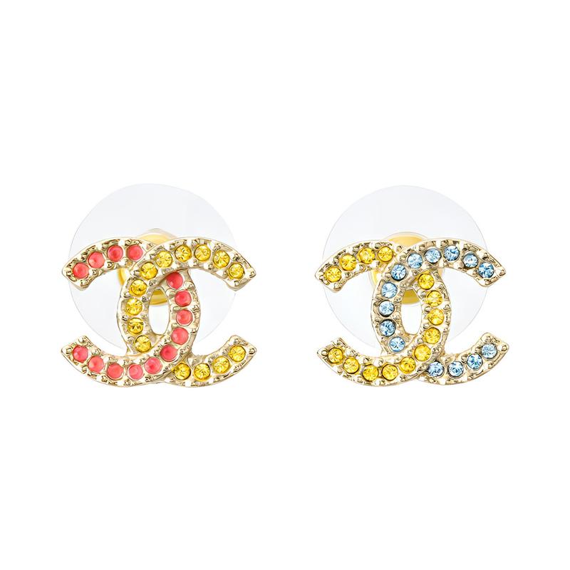 CHANEL Fashion Classic Versatile Earrings Women's Style