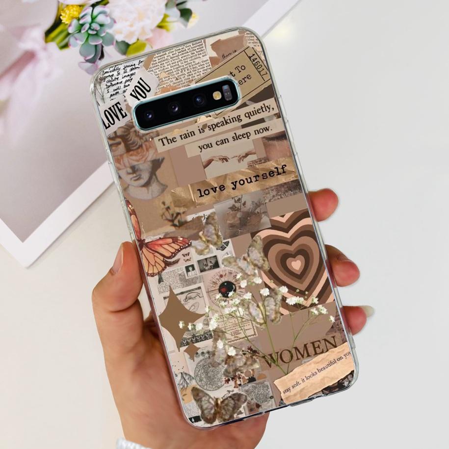 For Samsung Galaxy S10 Lite Plus Case Lovely Astronaut Soft Silicone Phone Cover For Samsung S10 Plus S10e Funda S10+ S 10 Coque