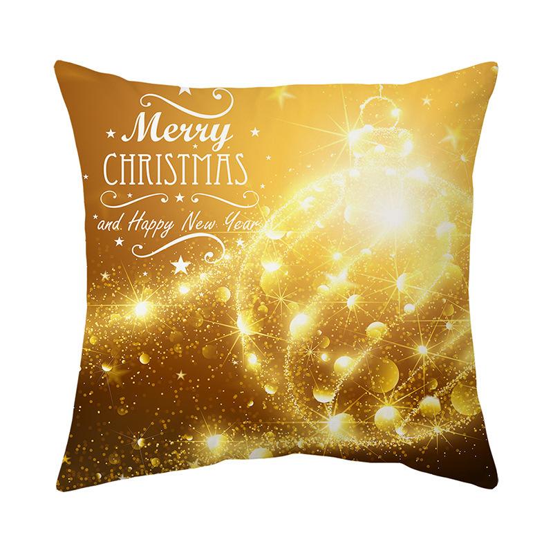 Cartoon Christmas Holiday Home Cute Pillow Cover Holiday Gift Nap Sofa Car Gift Pillow