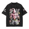 Dragon Ball Vintage Printed Tshirt Mens and Womens Washed Tshirt High Quality Vintage Cotton Tshirt Harajuku Tshirt