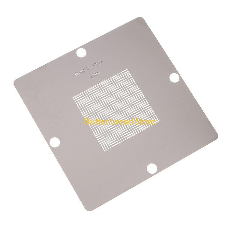 W89C 90x90mm BGA Reballing Stencil 10/27Pcs BGA Template Suitable Laptop