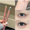 2 Color-Blocking Sleeping Silkworms Stick Pink Brown Highlighter Pen  Suitable for Lazy People
