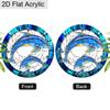 Acrylic Dolphin & Calf Suncatcher Stained Glass Effect Window Hanging Ornament Ocean Themed Gift for Home