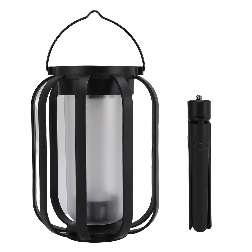 Solar Lantern Rain Proof Hanging Solar Powered Lamp with Tripod for Yard Deck Backyard Garden