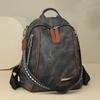 PU Zipper Backpacks 2026 High Quality Sewing Thread Sweet School Bags Fashi Softback Lightweight Durable Backpacks
