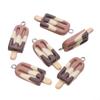 10 piezas 12x32mm Encantos Colgantes de Resina con Forma de Paleta de Helado Coloridos y Lindos para Collares Pulseras Colgantes Accesorios para la Fabricación de Joyería DIY