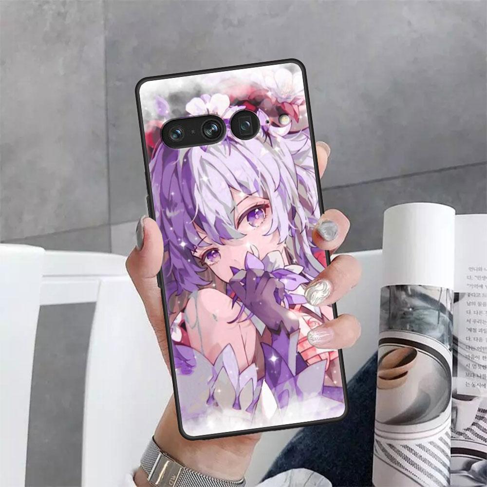Coque for Google Pixel 7 6 Pro 5 4 3 3a XL 5a 4a 5G Soft for Pixel 6Pro 4XL 3XL 3aXL Back Cover Genshin Impact