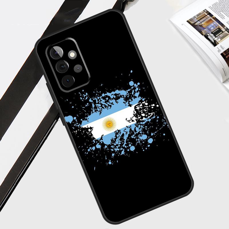 Argentina Flag Case For Samsung Galaxy A06 A56 A36 A26 A16 A54 A34 A14 A12 A22 A32 A52 A13 A53 A15 A35 A55