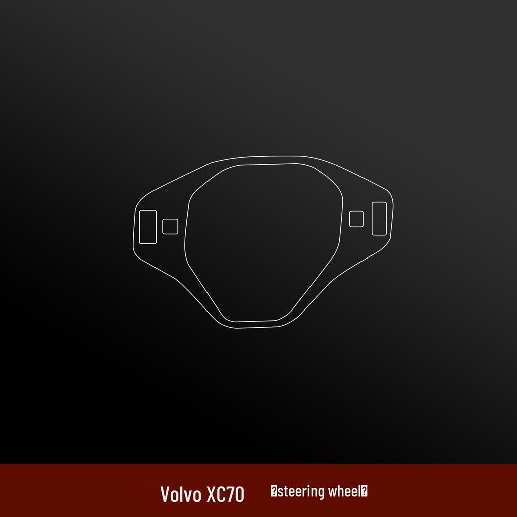 2026 Volvo XC70 Tempered Glass Film for Navigation Screen, Console Protection & Rear AC Trim