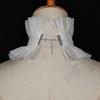 Colletto a Ruffle in Pizzo Vittoriano Staccabile Accessorio per Costume Punk Faux Collar per Spettacolo Teatrale Evento Formale