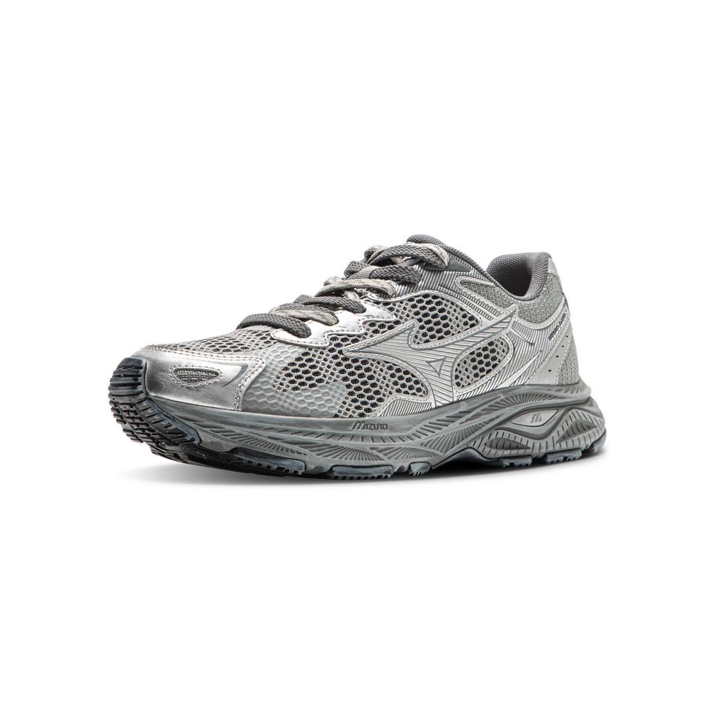 Mizuno Racer S Grey Silver Unisex Lifestyle Shoes D1GH223524