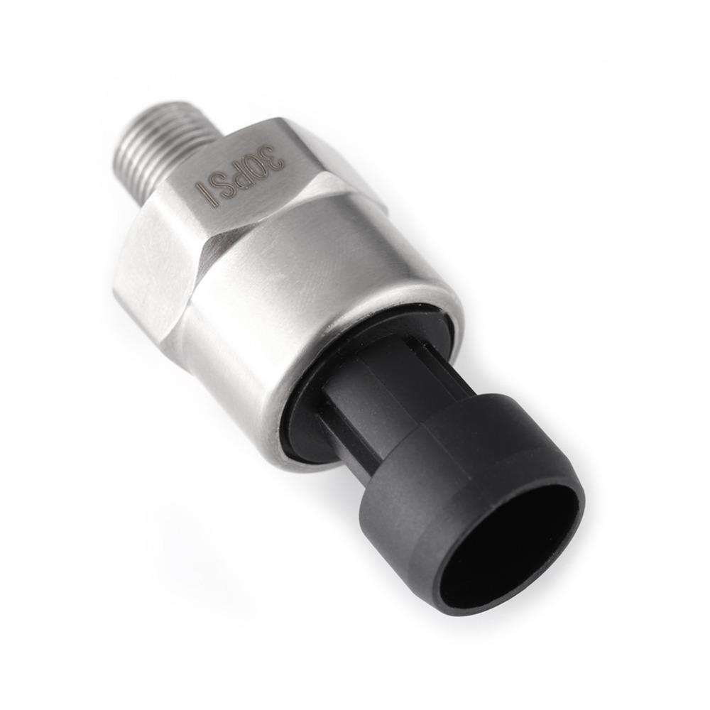 Stainless Steel Pressure Transducer 1/8 NPT Thread Connector Harness Pressure Sensor Pressure Transmitter Water Pressure