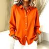 High-end Women's Winter Elegant Solid Color Long Sleeve Shirt