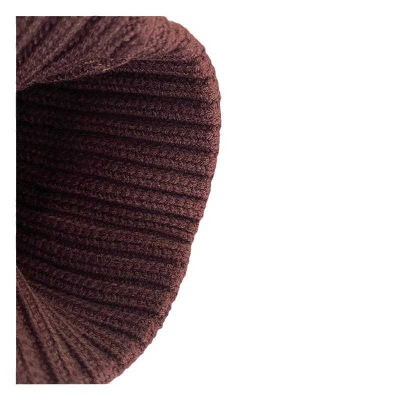 Kinder Strickmütze Frühherbst Dünne Überziehmütze Ins Koreanische Version Einfache Stickerei Westernstil Jungen und Mädchen Wollmütze Trend