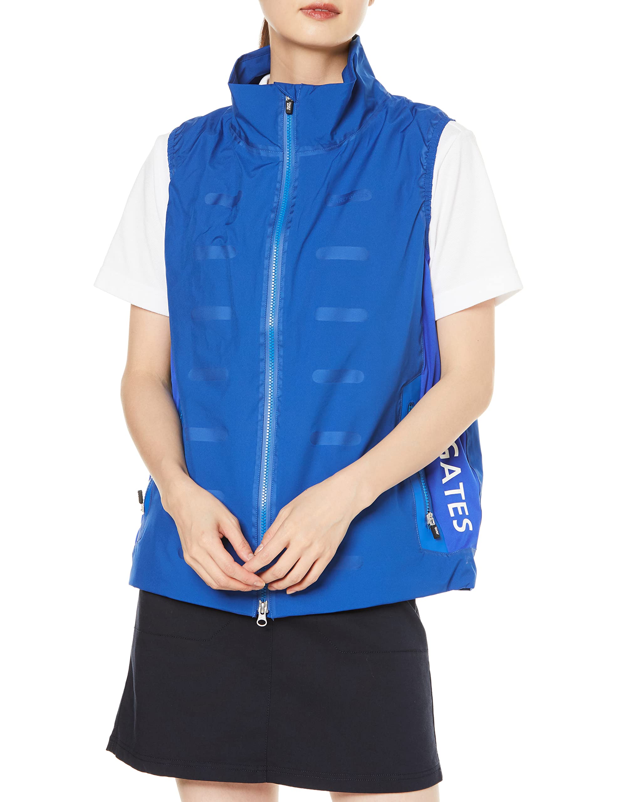 

woven vest 30d mini rip x Kanoko cardboard 1 [PEARLY GATES] Women s / 055-1258902 110_Blue [M]