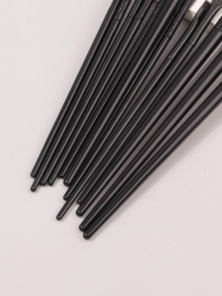 12PCS Scythe eyeliner brush Eyeshadow blade brush Detail brush bevel eyebrow brush eyelid down to lying silkworm brush