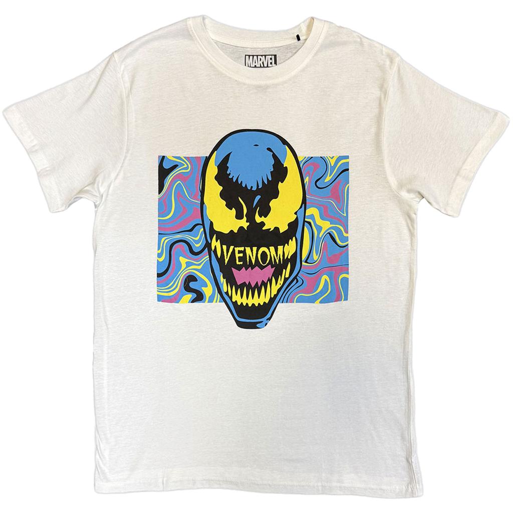 Marvel Comics Unisex Adult Psych Head Venom T-Shirt