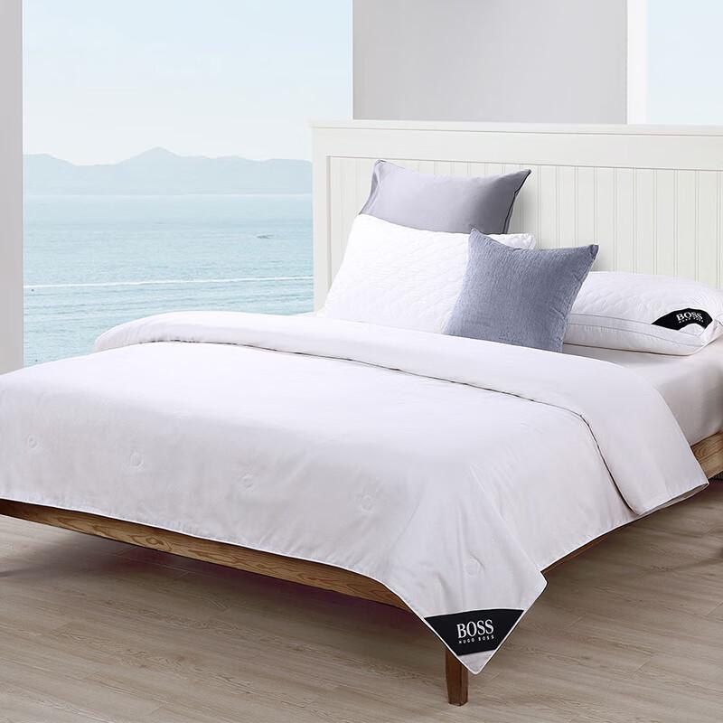 

BOSS Embossed Logo Mulberry Silk Quilt