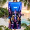 Kpop Hunter Fashion Beach Towel: Ideal for Summer Adventures Soft, absorbent and quick drying suitable for swimming and bathing