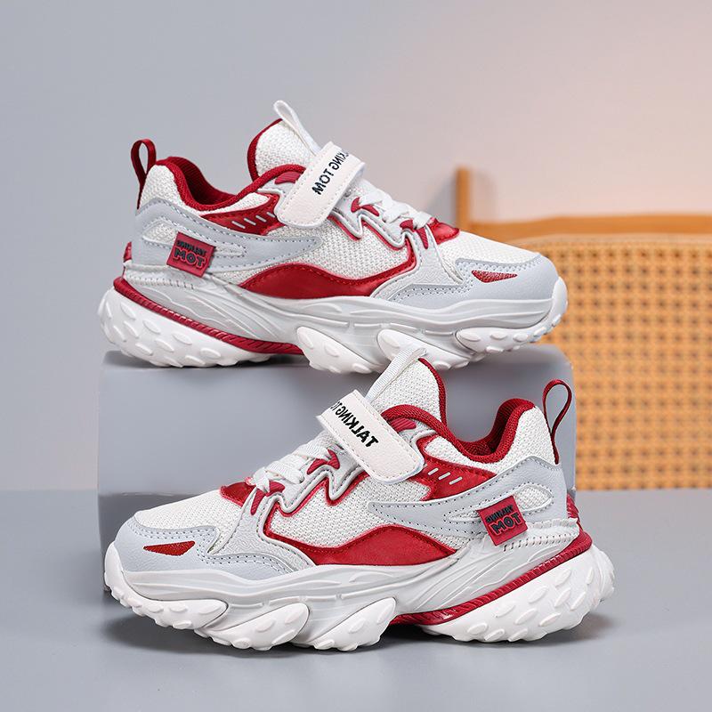 Tom Cat Kids' Breathable Mesh Waterproof Leather Sport Shoes - New Lightweight Running Style for Boys & Girls