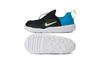 Nike Lil' Swoosh Leather, Textile Low Top Sports Casual Shoes Black Blue Green Infant And Toddler AQ3113-006