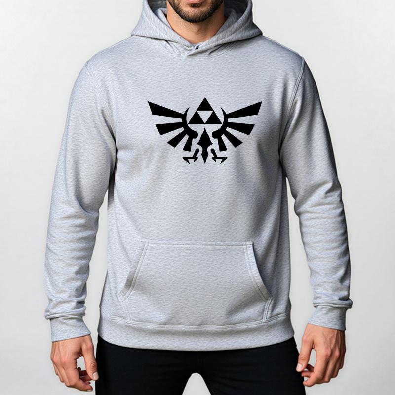 Men's Icon Printed Hoodie Casual Streetwear Sweatshirt Fashionable High-quality Hoodie