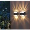 Solar Wall Light Outdoor Waterproof Up Down Luminous Lighting Garden Decorative Solar Lamps Stairs