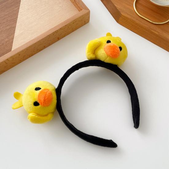 Cartoon Little Yellow Duck Hair Hoop Funny Animal Decor Kids Headband Girl Hair Clip Children Gift