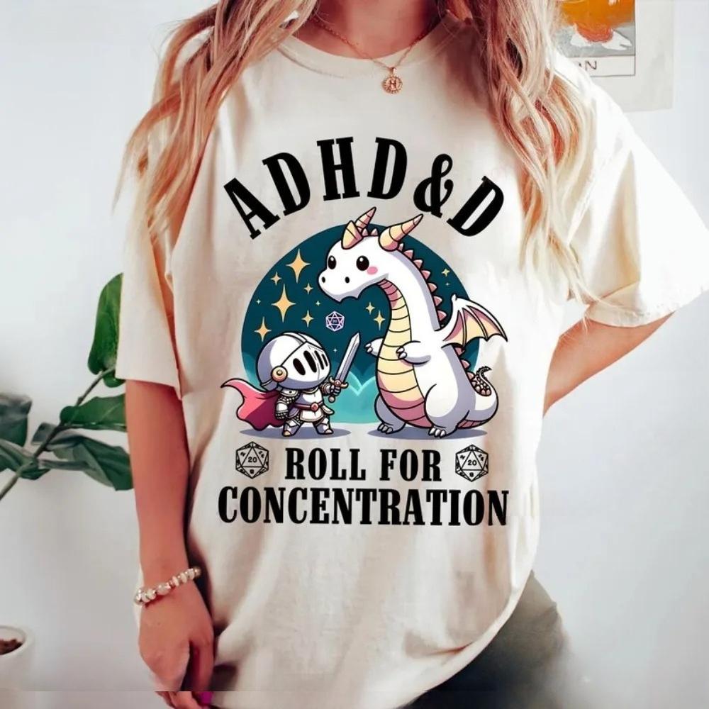 

Rogue AdhdD Roll RPG DnD Class T Shirt Board Game DD Character Dungeons and Dragons Graphic Printed Tshirt Casual Unisex Tees M