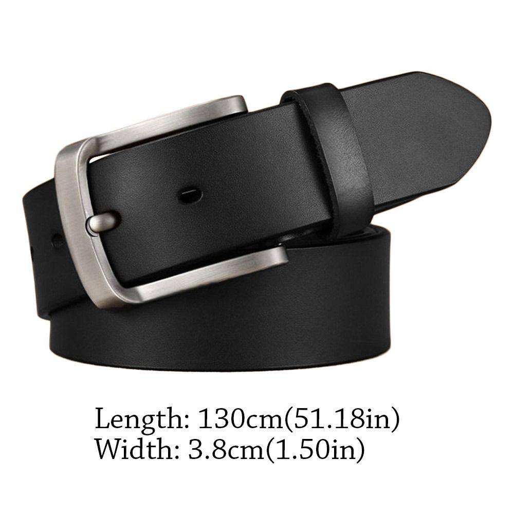 Black Coffee Buckle Waist Belt Trendy Brand Waist Strap Fashion Waistband