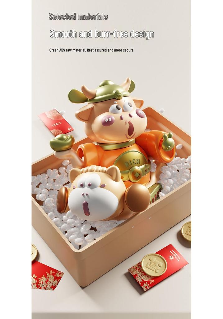 Trendy Resin Fortune Ornaments: Creative Blind Box Toys for Wealth and Luck