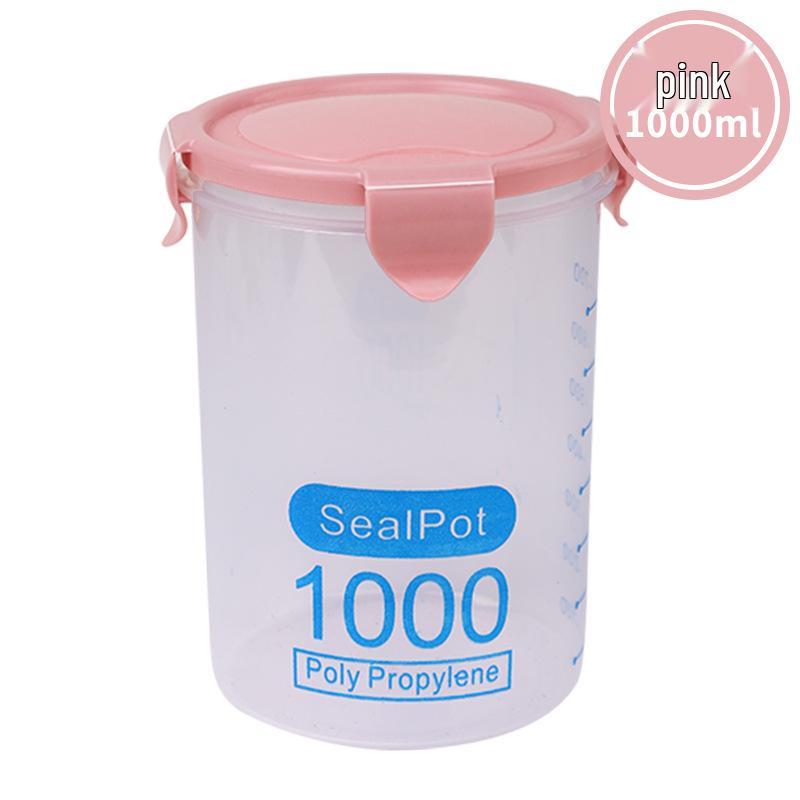 Transparent Food-Grade Jars for Grains, Cereals, Snacks, Tea, and Dry Goods Storage
