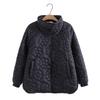 Large Size Lightweight Cotton-padded Jacket Women's Autumn and Winter Fat Mm Loose and Thin Warm Cotton-padded Jacket