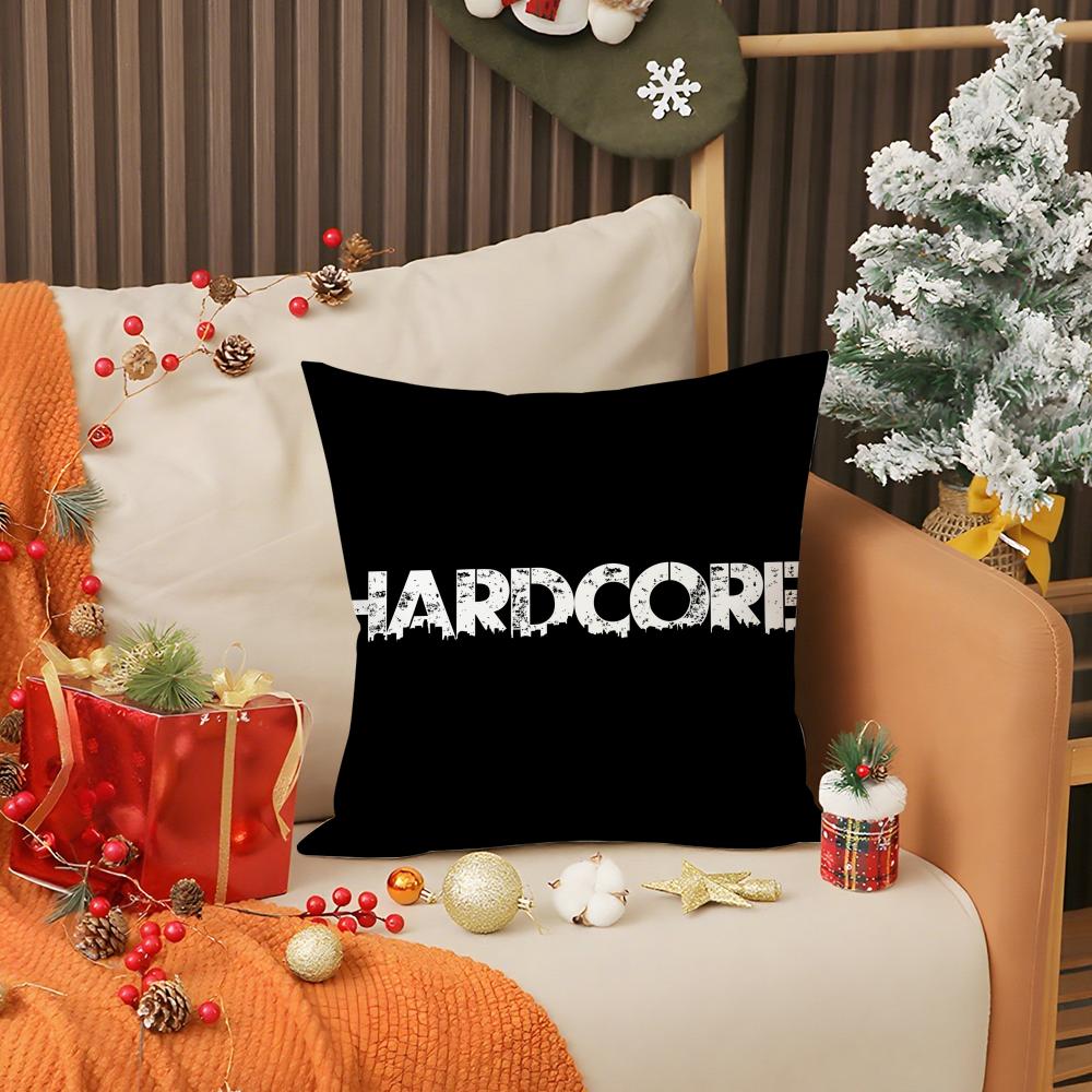 Luxury H-Hardcore Cafe Pillow Case Printing Pillowcase Living Room Sofa Cushion Cover Bedroom Room Decor