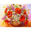 New 5D DIY Diamond Painting Flower Diamond Embroidery Scenery  Rhinestones Crafts Full Round Drill Home Decor Art Gift