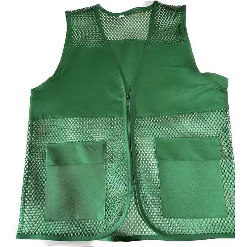 Custom Breathable Mesh Vest with Logo for Volunteer and Promotional Activities