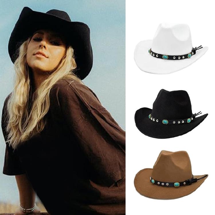 Western Cowgirl Hat Cowboy Hats for Adventurous Individuals Outdoor Activities