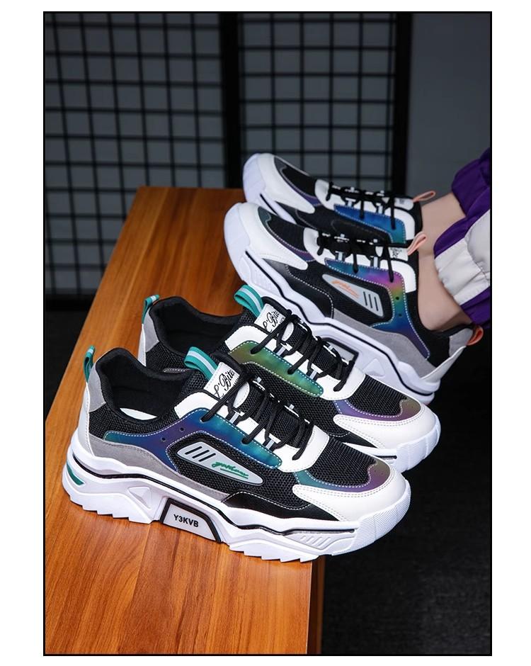 Men's shoes 2025 new autumn and winter youth sports shoes, the explosion of junior high school students increases, dad trendy shoes foreign trade