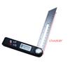Square 17cm/6.69inch Digital Display Woodworking Measuring Ruler Protractor