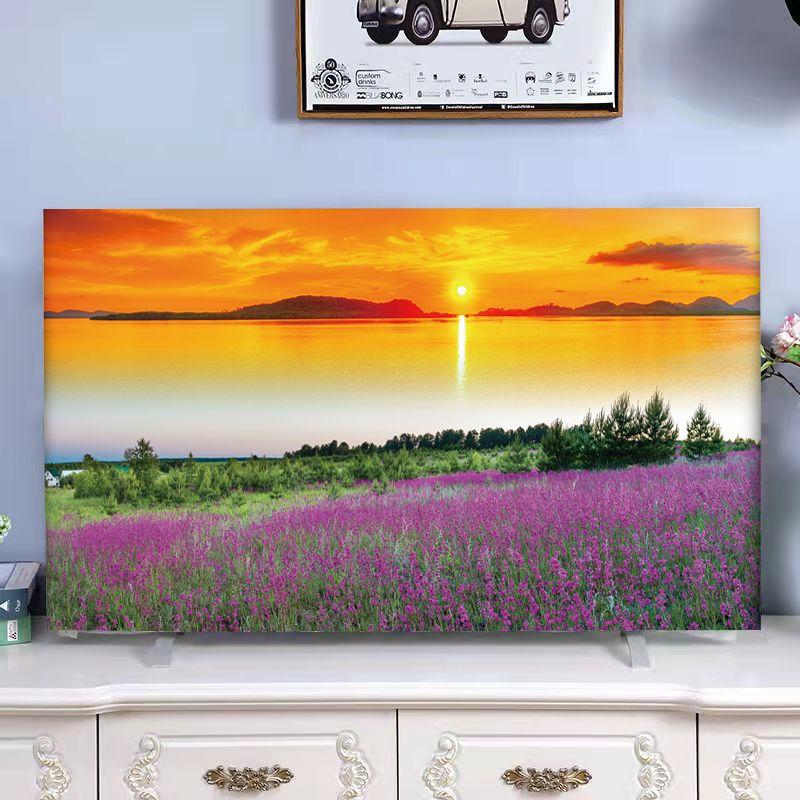 Universal LCD TV Dust Cover Reusable and Washable Fabric Cloth