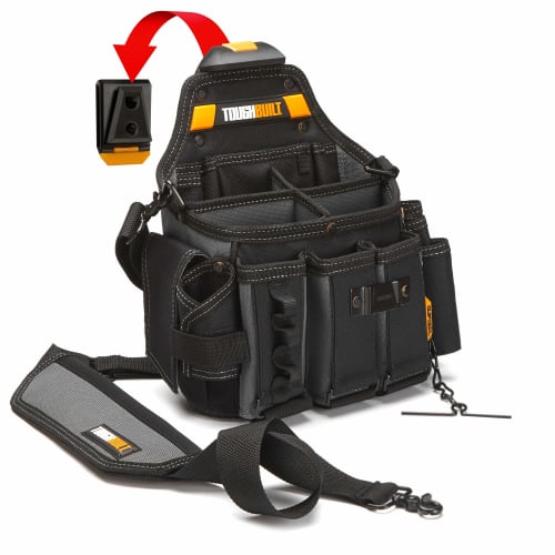 TOUGHBUILT ClipTech Master Electrician's Pouch with Shoulder Strap (TB-CT-104)