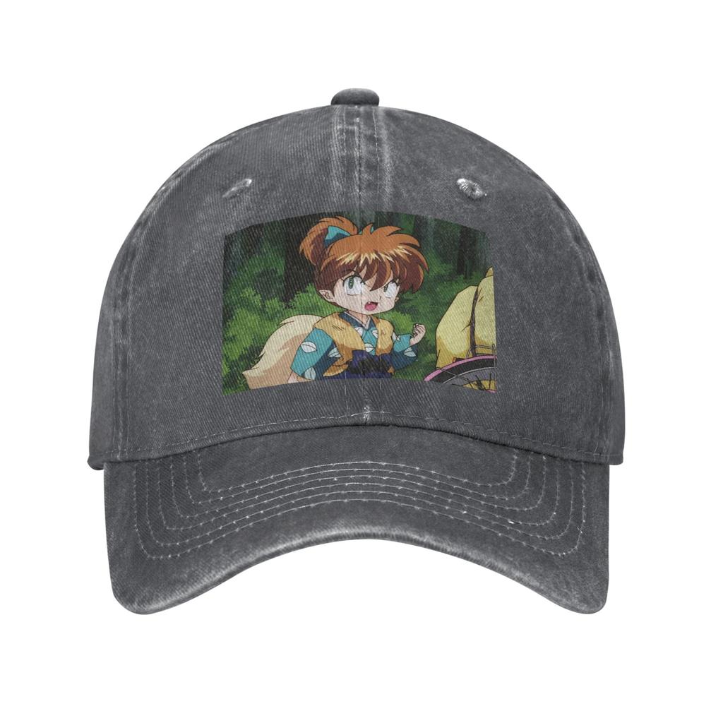 Anime Inuyasha Shippo Jeansstoff Kappe Lässige Baseballkappen Verstellbare Mütze Sommer Unisex Baseballkappen