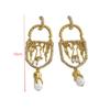 Vintage Metal Drop Dangle Pearl Tassel Earrings For Women Fashion Jewelry Gift Fantastic Statement Earrings Accessories