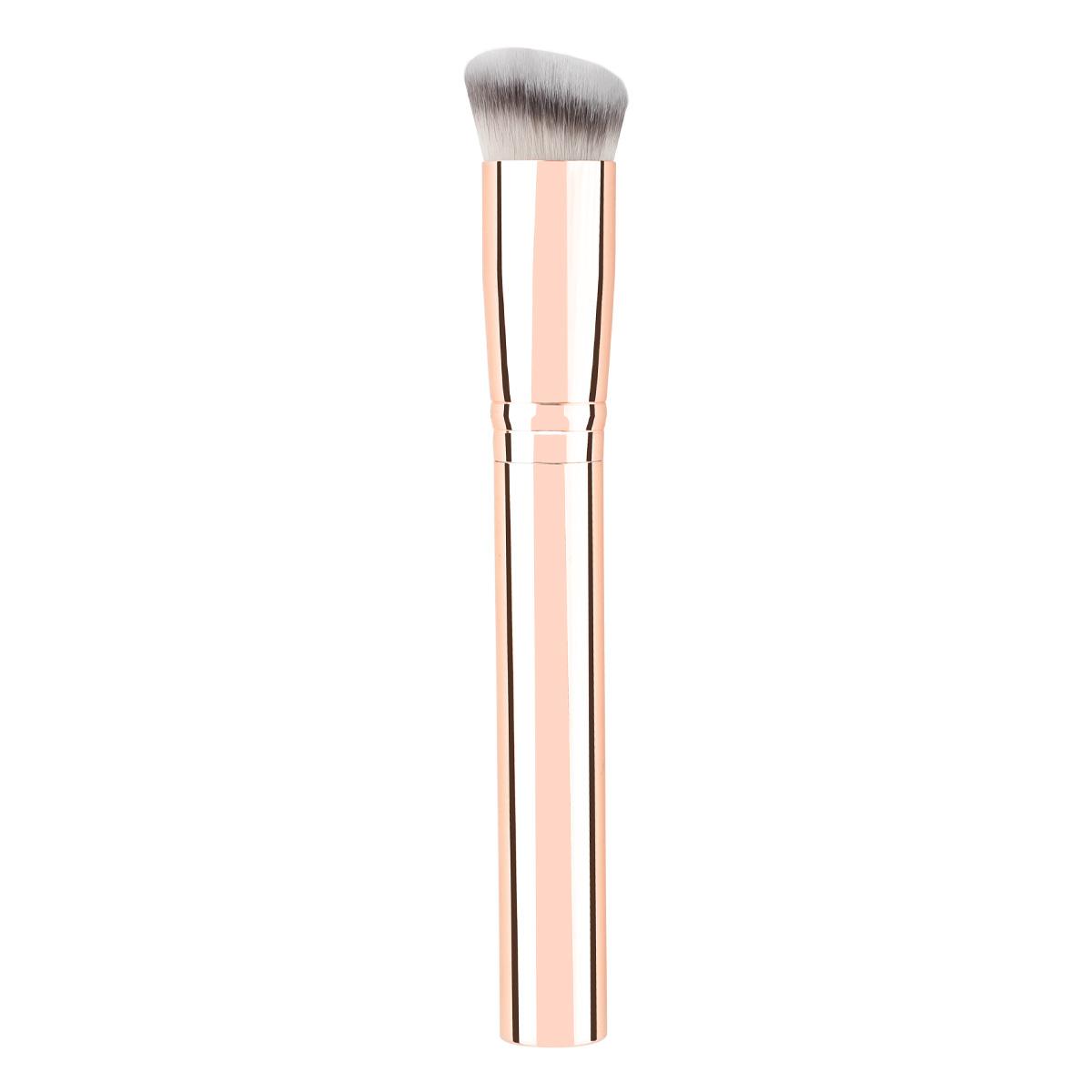 

1pcs New Single Full Aluminium Tube Slant Head Concealer Brush Soft Bristles No Powder Lightweight No Trace 170 Makeup Brushes ярко-розовый